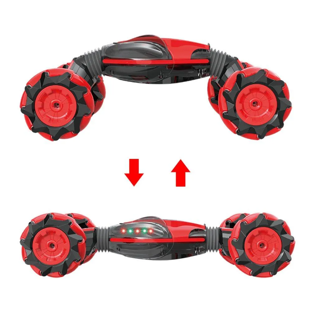 2.4G 4WD RC Watch Gesture Induction Off-Road Deformation 360° Rotation Car Twist Stunt Vehicle