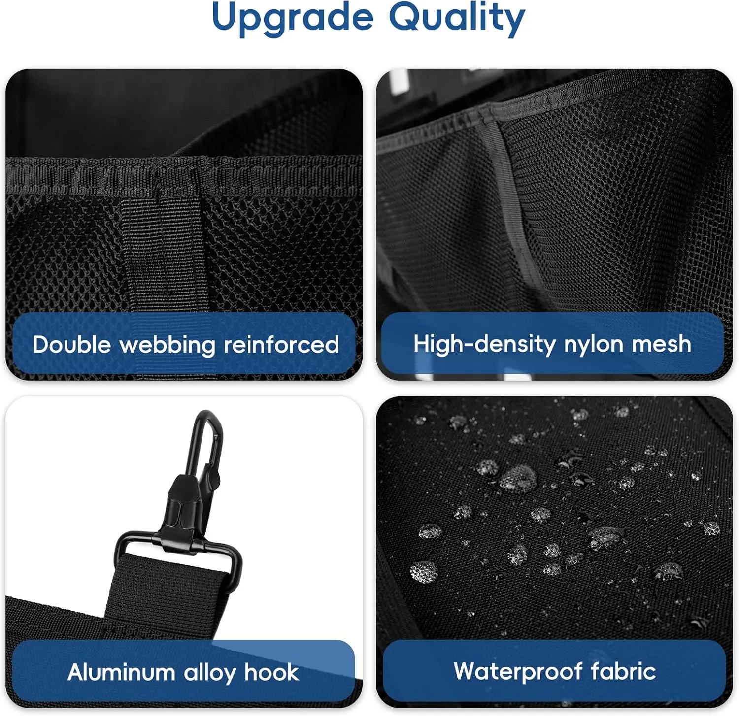 Baseball/Softball Dugout Organizer - 15  Helmet & Glove Storage Bag, Military-Grade 900D Fabric & 6 Reinforced Steel Hooks