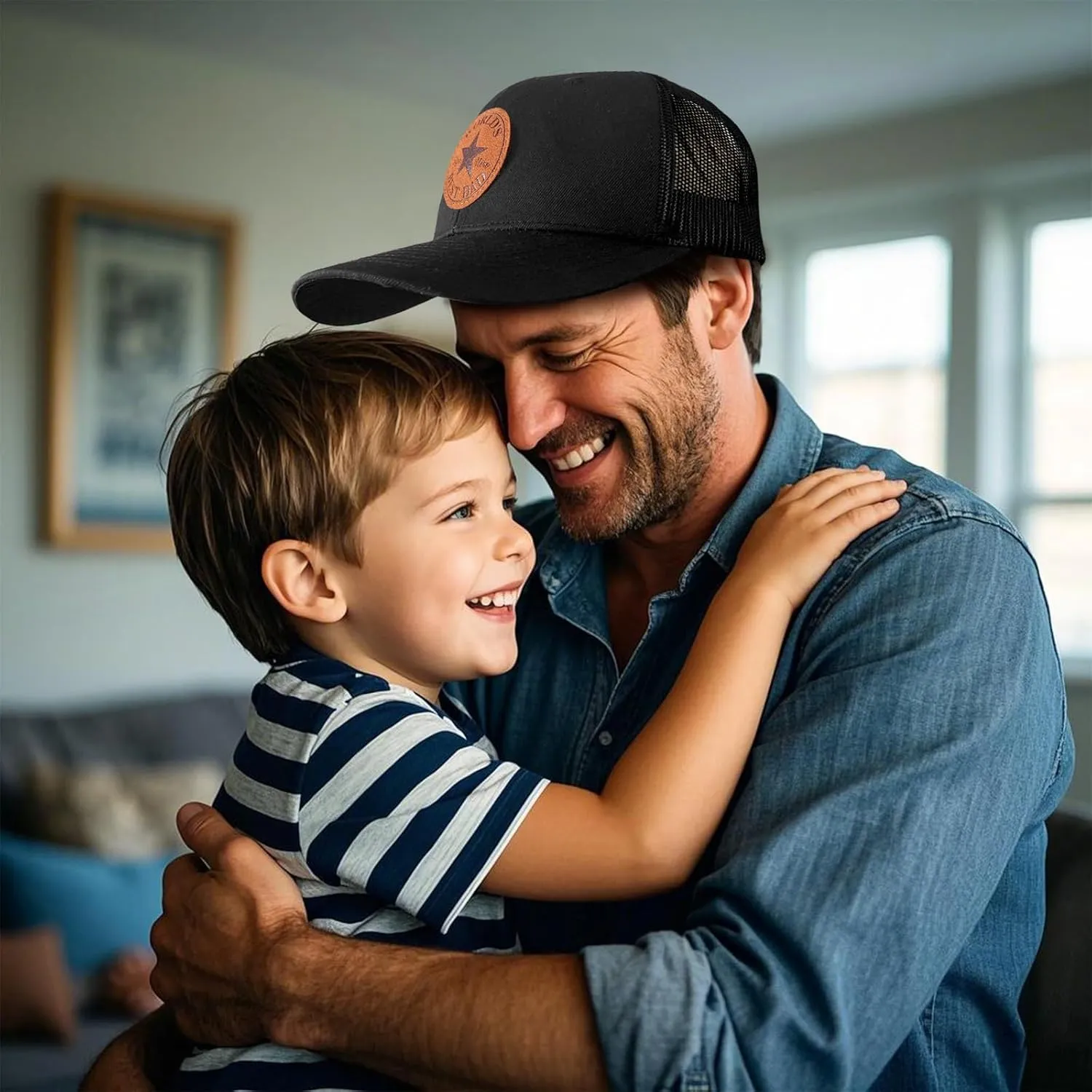 Dad Hat Gifts from Daughter and Son, Daddy Fathers Day Birthday Baseball Cap Trucker Hat