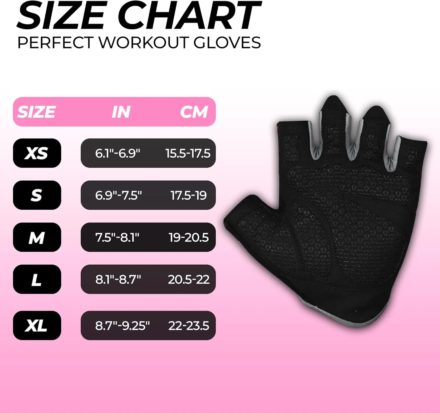 FIGHTSENSE Workout Gloves for Men Women, Weight Lifting Gloves with Non-Slip Silicon Padded Palm, Breathable, Lightweight Exercise Gym Gloves for Weightlifting Powerlifting Cycling Rowing