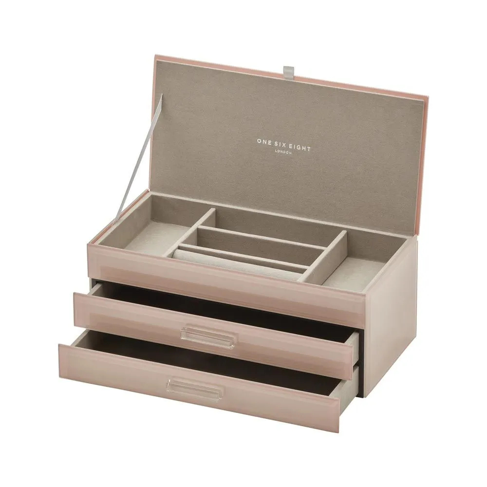 Gabriella Large Jewellery Box - Blush
