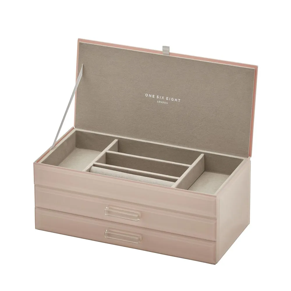 Gabriella Large Jewellery Box - Blush