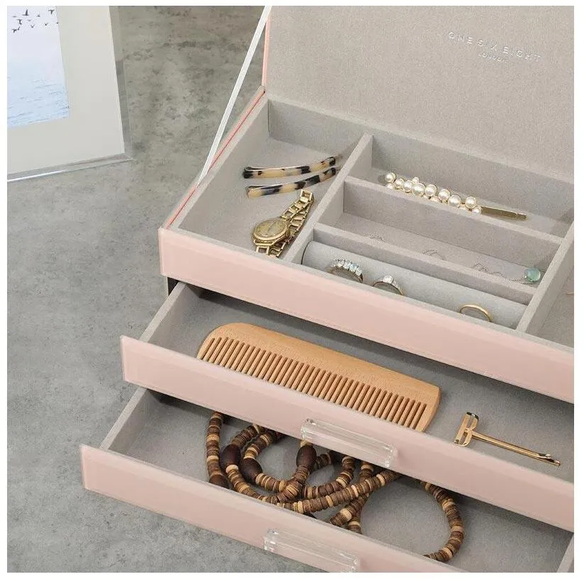 Gabriella Large Jewellery Box - Blush