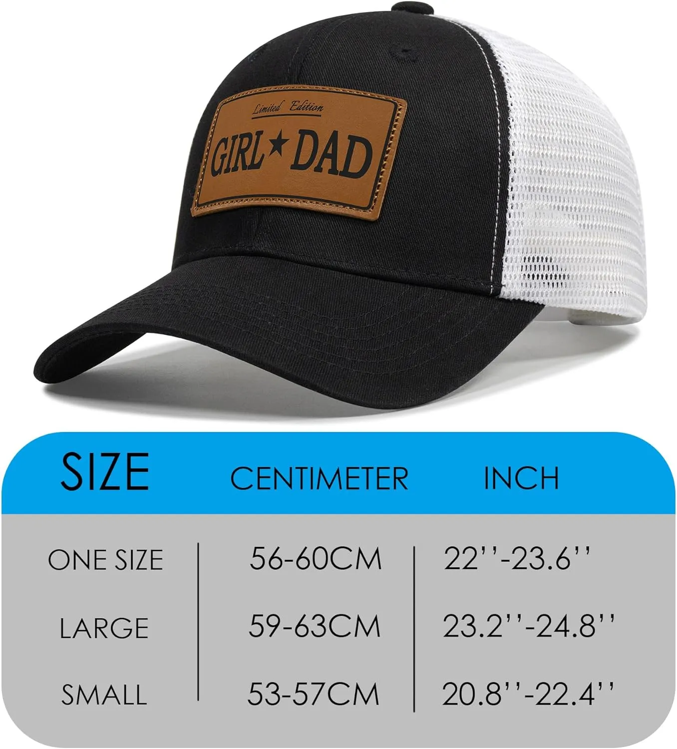 Girl and Dad Hat Gifts for Father Men from Daughter Wife,Fathers Day,Birthday,Christmas