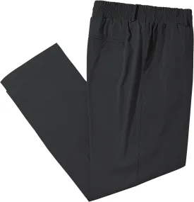LETAOTAO Mens Big and Tall Full Elastic Waist Pants Stretch Slacks with Zipper Fly and Pockets