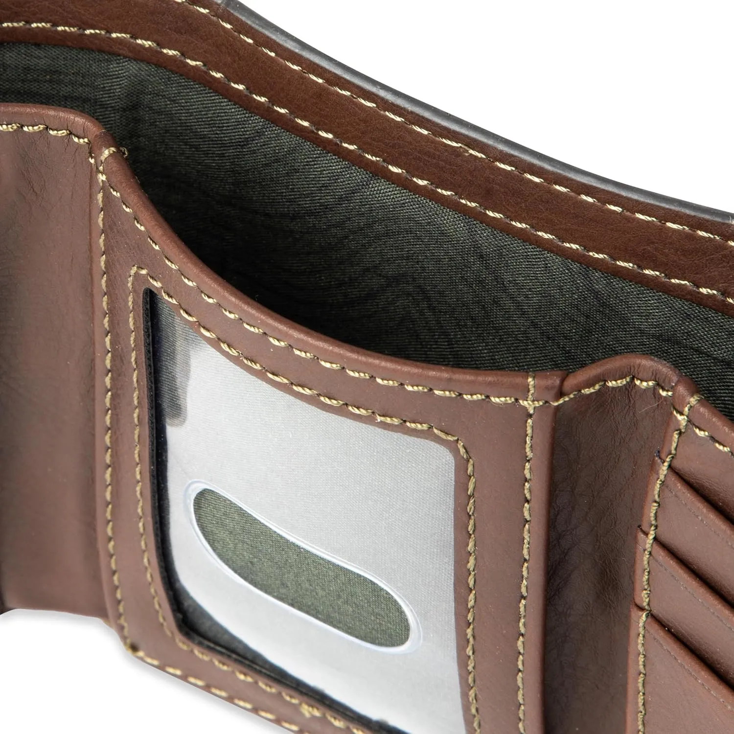 Levi's Men's Trifold Wallet-Sleek and Slim Includes Id Window and Credit Card Holder