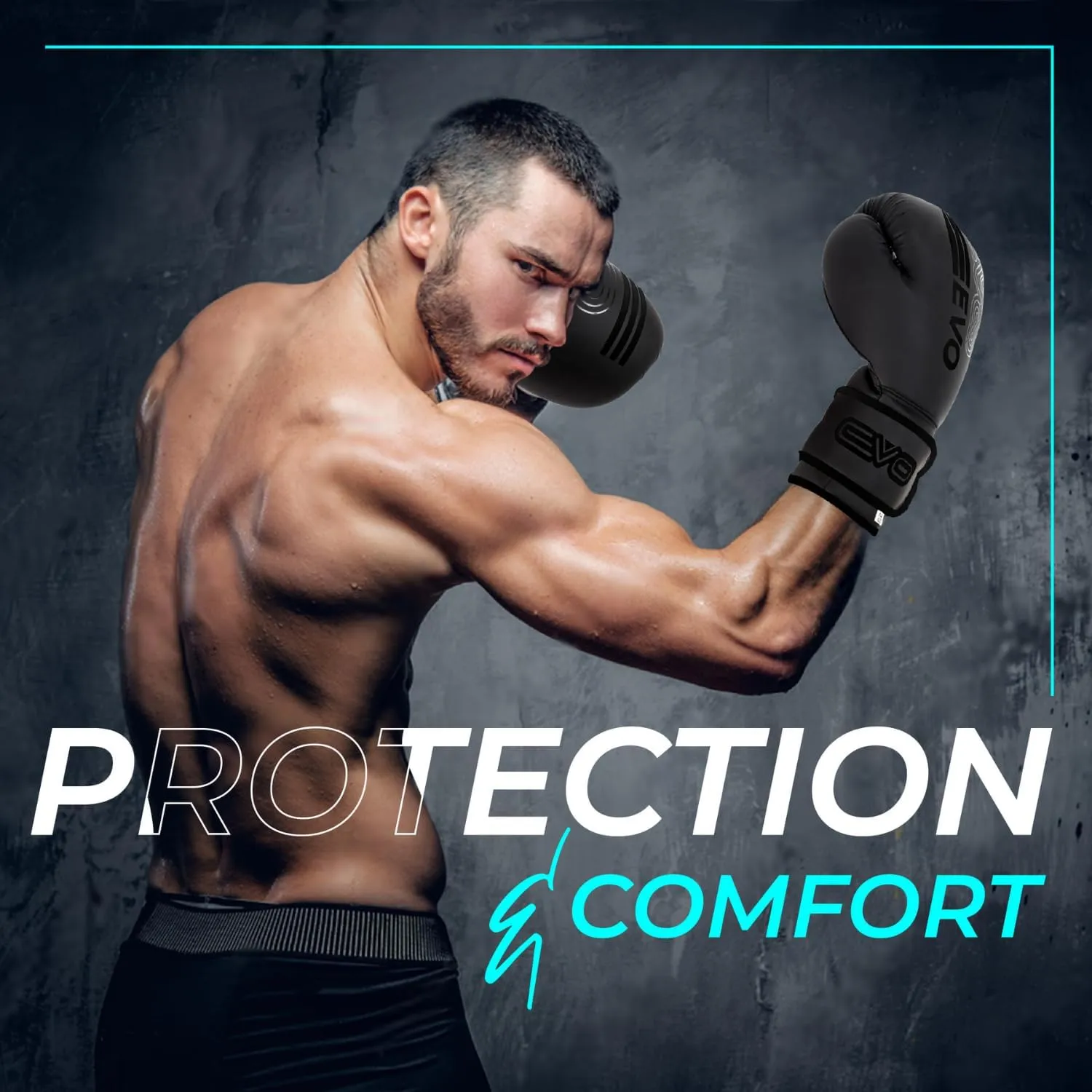Matte Black Boxing Gloves Men Women MMA Muay Thai Martial Arts Kick Boxing Sparring Training Fighting Punch Bag Pink Gloves with Hand Wraps