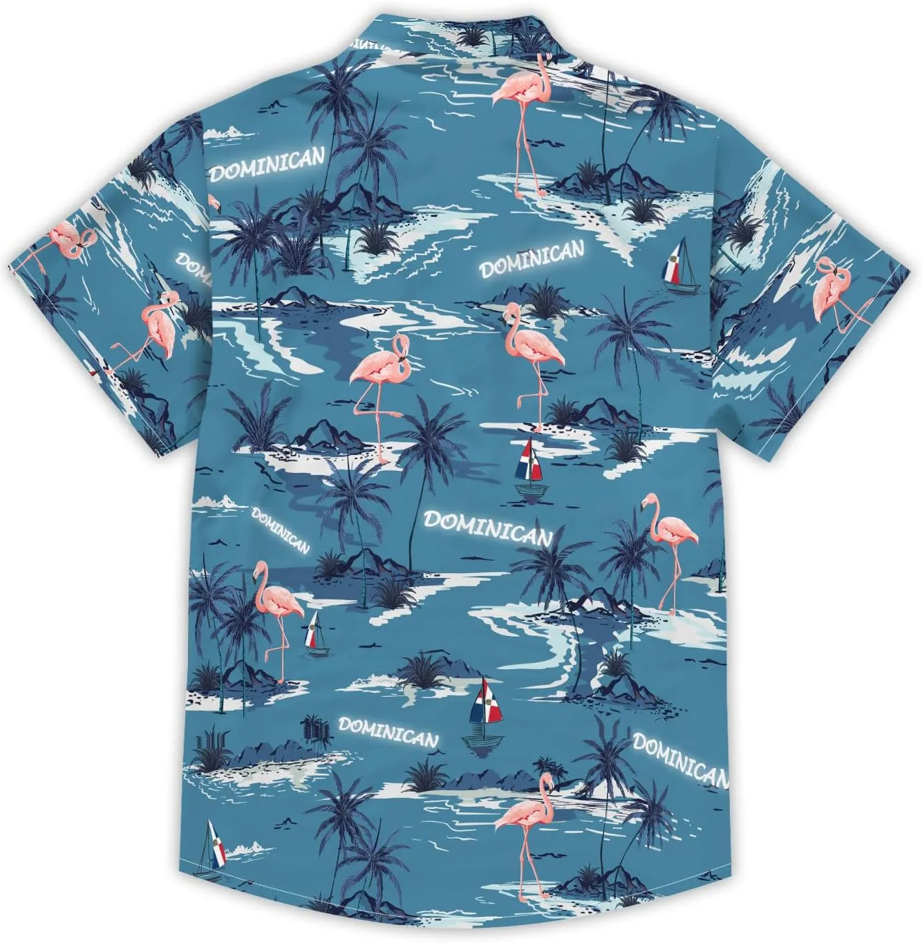 Men's Hawaiian Shirt Short Sleeve Casual Button Down Shirt Novelty Print Tropical Beach Shirt