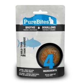 PureBites Broths Cat Treat Topper Tuna & Vegetables