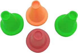 Rubber Cricket Batting Tee Cone for Practice and Training Pack of 4