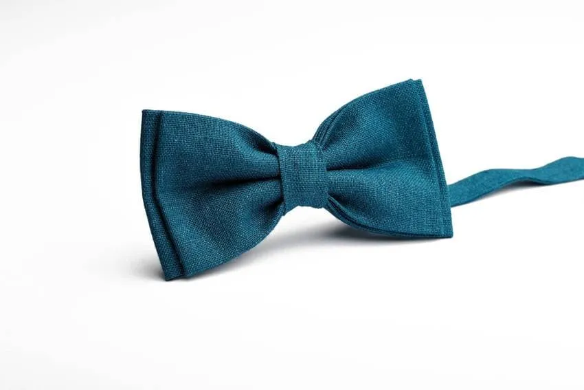 Teal Green Wedding Bow Tie - Stylish Elegance for Grooms and Groomsmen