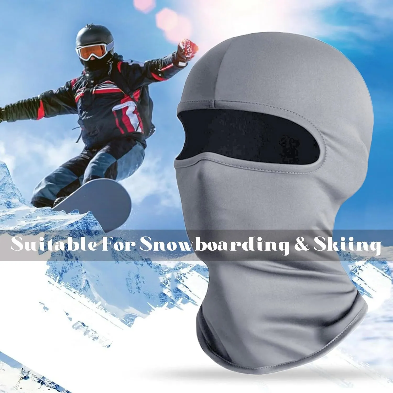 Wheebo 12 Pieces Balaclava Face Mask for Men Women Summer Cooling Neck Gaiter Cycling Caps, UV Protector Motorcycle Ski Scarf