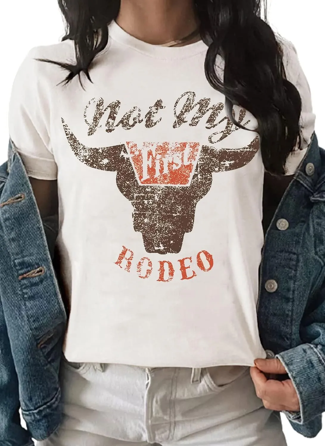 Womens Graphic Tee Shirts Trendy Casual Summer Loose Fit Short Sleeve Tshirts for Women
