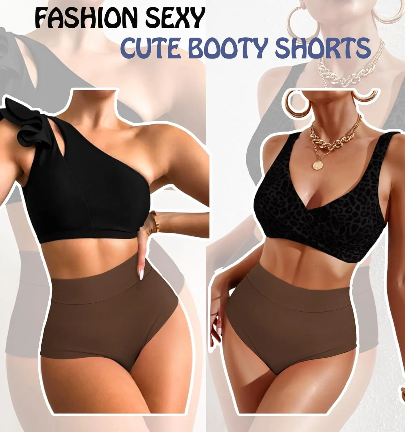 Women's High Waist Yoga Booty Shorts V Back Scrunch Gym Workout Spandex Dance Hot Pants Butt Lifting Rave Bottoms
